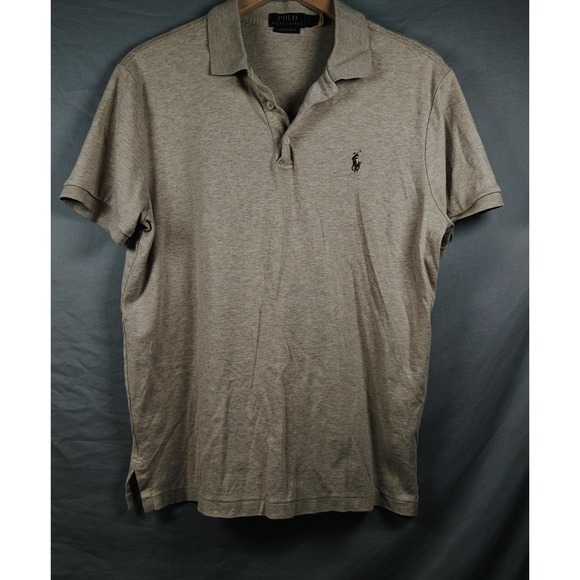 Polo Ralph Lauren Classic Fit Soft‎ Cotton Polo Lg Shirt 12611 Flaw See Photos - Picture 1 of 8